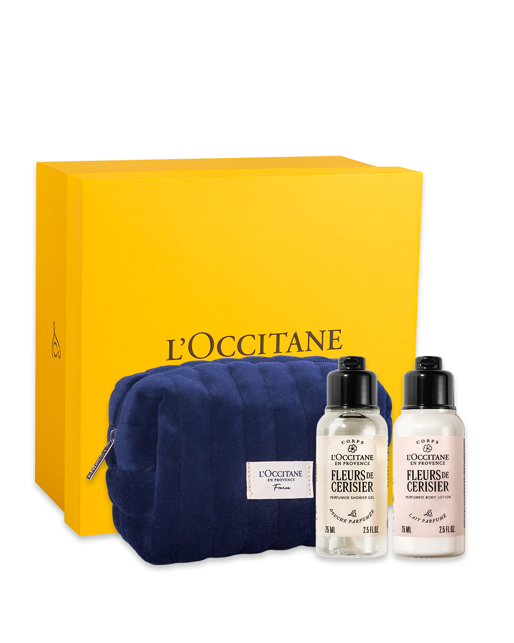 Presente Viagem Fleurs de Cerisier: Sabonete e Lo&ccedil;&atilde;o Corporal&nbsp;, , large